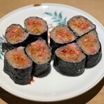鮨 にしむら - とろたく巻き