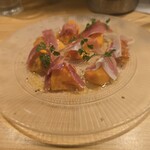 カジュアルフレンチBar 7FUKU - 生ハムと柿