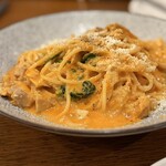 Pizzeria Panacea - 鶏とほうれん草のトマトクリーム