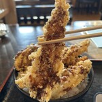 天ぷら桂 - 大海老2本