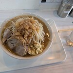 ポーションラーメン - お盆付き