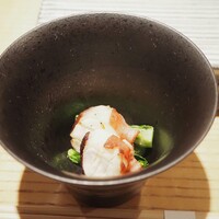 鮨 巳之七 - 蛸と菜の花