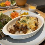 Cafe SHION - 大豆ミートのドライカレクックも、まいう〜屋根(^^)v