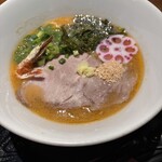 金澤濃厚甘えびラーメン 紅牡丹 - 