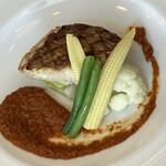 シノワ - 本日の魚料理：真鯛