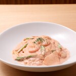 aqua - エビとサーモンの明太子クリーム