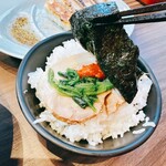 魂心家 - セルフチャーシュー丼。チャーシューの出来が…