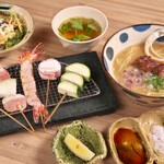 串カツ ゆらり亭 - ランチコース　5本セット
