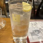 のかおい - かめ仕込み純黒～じゅんくろ～　ソーダ割　濃い一品　420円