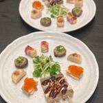 時分時 - 串焼きおまかせ5種セット(1,680円)