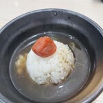 つけ麺 青木 - 〆ご飯