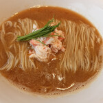 紅ズワイガニらぁ麺 まるはち屋 - 