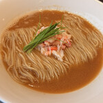 紅ズワイガニらぁ麺 まるはち屋 - 