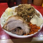 ラーメン鷹の目 - 料理写真:まぜそば小（1,180円）コールは「全部」