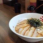 きりん寺  - 料理写真:全部のせ油そばの麺W盛り、1150+200円。