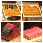 すし みむろ - 北海道　雲丹　大間産　マグロ