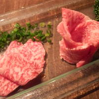 焼肉 銀座コバウ 特別室 - 牛刺し