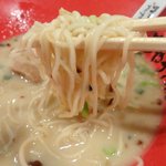 ちゃが商店 - 細ストレート麺は硬さのオーダーも可