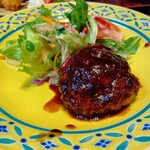 矢田や - 料理写真:和牛ハンバーグ