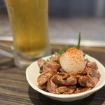 たぴおか食堂 - ※ 11月訪問時に食べた「ずり皮ポン酢」(๑˃̵ᴗ˂̵)و すきぃー