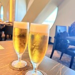 中国料理 燦宮 - ビールはアサヒスーパードライ
