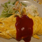 かつ芳 - オムレツ