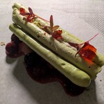 RESTAURANT LUKE with SKY LOUNGE - 「ドルチェ」さ、最後のデザートは…えっ？アスパラ！？…んなわきゃナイっしょ〜