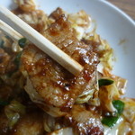 味一番 - （2014.12)バラ肉とキャベツとニラで構成