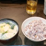 とんかつ多酒多彩 地蔵 - 『ご飯セット』到着時
