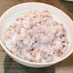 とんかつ多酒多彩 地蔵 - 『ご飯セット(16穀米)』