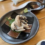 うなぎ亭 友栄 - 割きたてのキモ　ワサビ醤油