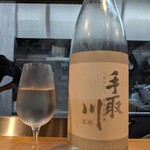 RAMEN MATSUI - 純米酒は、とてもフルーティーでした。生原酒なのです。