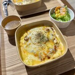 村レストラン ポワール - ・かぼちゃクリームのミートドリア
（ミニサラダ、スープ付き）