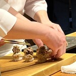 すし匠 齋藤 - 白子に白トリュフ