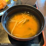 源喜屋 - 糵と若芽の味噌汁