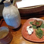 みかわ 是山居 - 燗酒とお通し