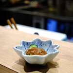 郷土料理 銀天ゆずや - サービスの酒盗