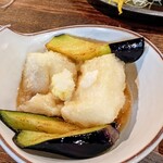 Taishu Sakaba Banpaiya Kitakantou furusatohen fandesu ueno ten - Fried Eggplant and Mochi – A Delicious Treat!