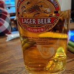 Taishu Sakaba Banpaiya Kitakantou furusatohen fandesu ueno ten - Start with a 500ML mug of Kirin Lager and cheers!