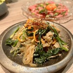 スンドゥブ食堂 駿 - 牛肉と野菜のチャプチェ