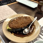 竹葉亭 - なす鳥味噌