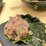 酒と肴 純 - 本日のなめろうはフクラギ