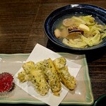 だんまや水産 長岡駅前店 - ＊酒蒸しとカマンベールの磯辺揚げ＊