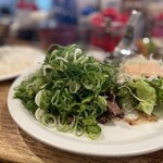 キューブ - 肉のたたきアップ