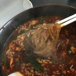 辛麺屋 桝元 - このスタイルの辛麺様にはやっぱり韓国麺が良く似合う♪