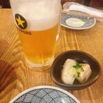 新伝馬町 三七三 - 生ビール＆お通し