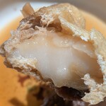 喜びの里 - もち巾着断面（食べ掛け御免）