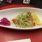 笹月 - 白身魚の餡かけ