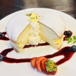 江久庵 - しっとりスフレチーズケーキ
