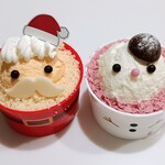 シャトレーゼ - 料理写真:ゆかいなサンタさん・まんまるゆきだるま　各432円